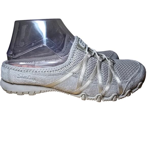 Skechers Grey Relaxed Fit Memory Foam Slip On Women Shoes Size 6.5 Exc. LN Cond - Picture 3 of 8